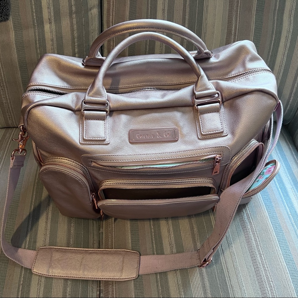 Connie and Co Rose Gold Ariel Camera Bag